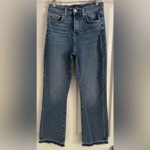 7 For All ManKind High Waist Slim Kick Jeans Sz. 26